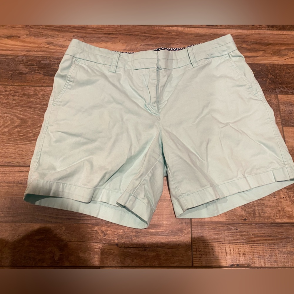 British Khaki Light Mint Green Women’s Shorts